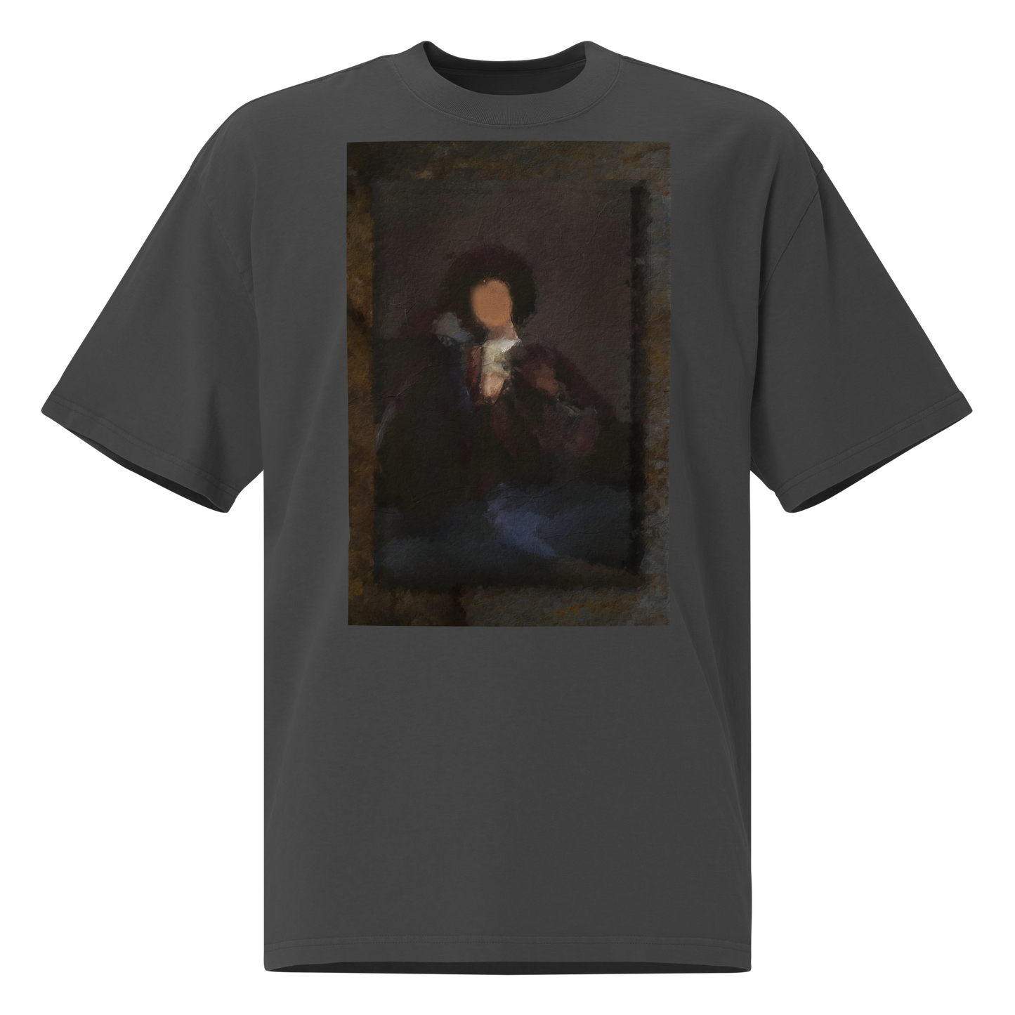 Lounging Afro Oversized ArtTee