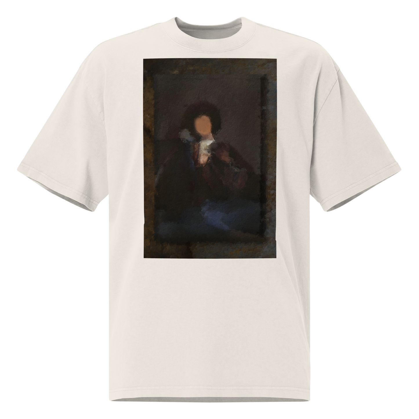 Lounging Afro Oversized ArtTee