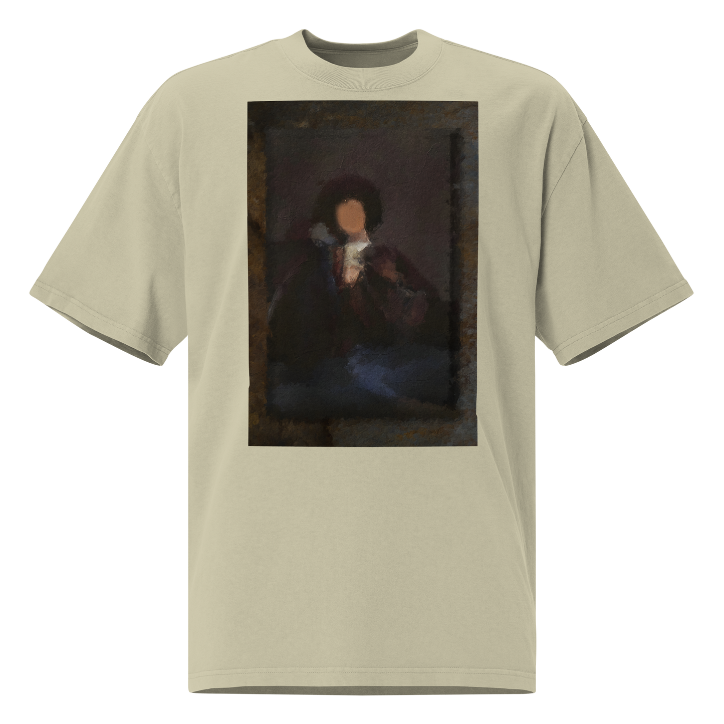 Lounging Afro Oversized ArtTee