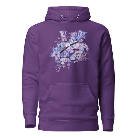 Abstract Fine Art ArtTee Hoodie (Purple)