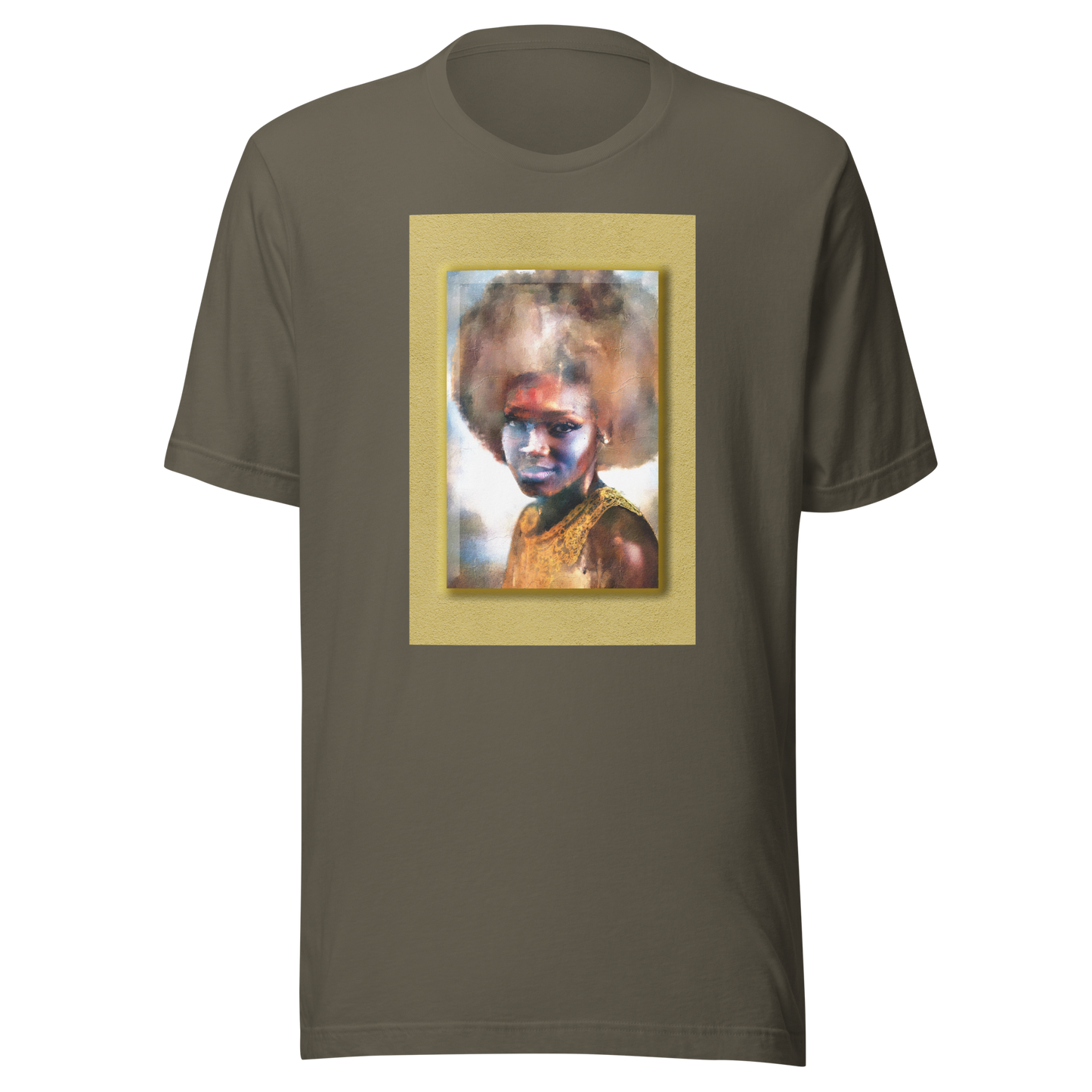 Painted Afro ArtTee